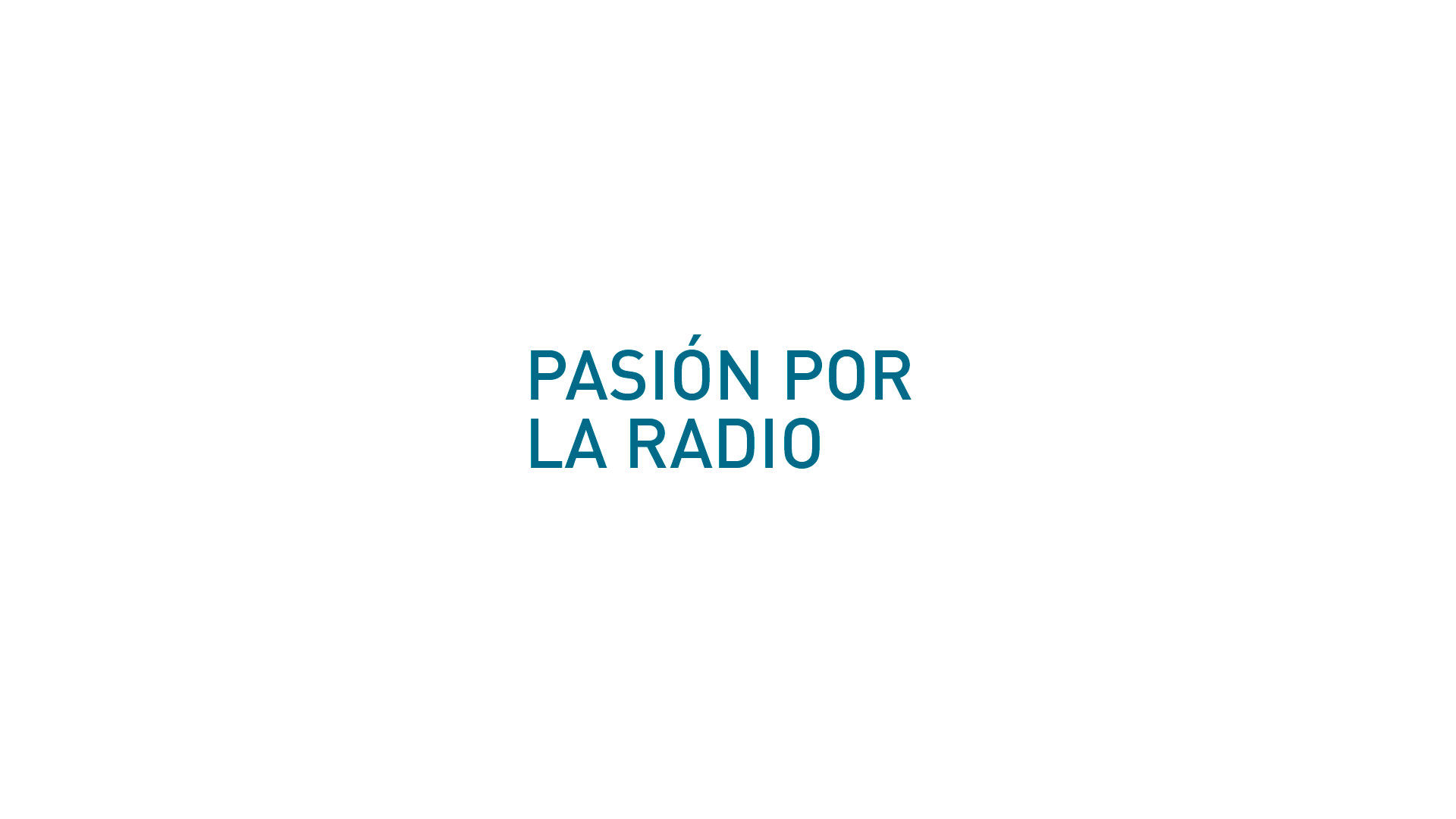 slogan radio la red Pasión por la radio